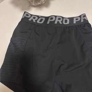 girls size large Black Shorts PRO